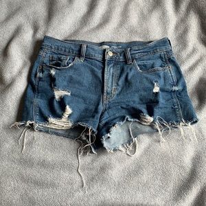 Old navy distressed denim cutoff shorts size 4